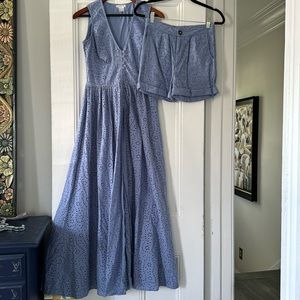 Venus Eyelet dress & shirt set